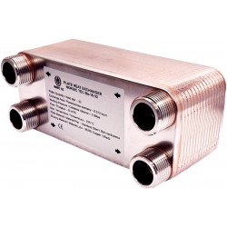 Wymiennik ciepła 32 płytowy Nordic Tec Ba-16-32 20-40 kW 1" PL5