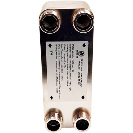 wymiennik ciepła Nordic Tec 32-płytowy stalowy nierdzewny PL5