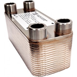 Wymiennik ciepła do kominka 1 cal Ba-16-34 Nordic Tec PL5