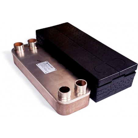 wymiennik płytowy 100 kW z izolacją Nordic Tec Ba-95-30 PL5