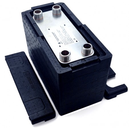 wymiennik płytowy do pompy ciepła monoblok 12 kW Nordic Tec Ba-32-70 z izolacją PL4