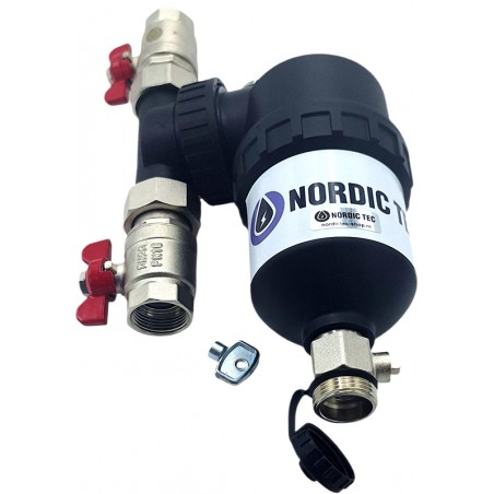 filtr magnetyczny do pompy ciepła 1 cal Nordic Tec DN 25 PL2