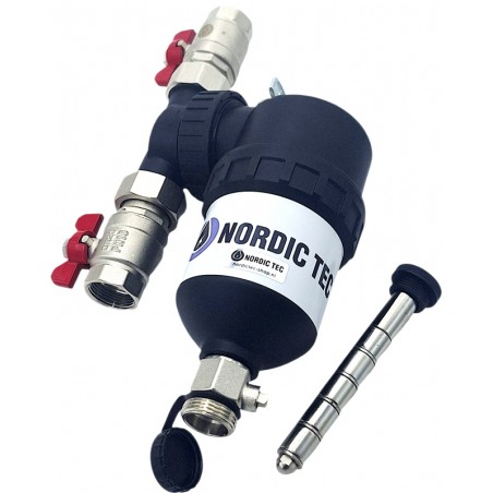 magnetyczny separator zanieczyszczeń 1 cal Nordic TEc z wkładem magnesu PL2