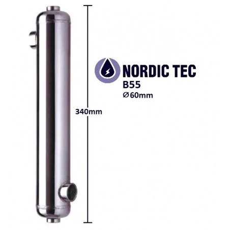Wymiennik ciepła basenowy B55 16kW Nordic Tec