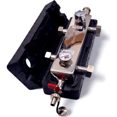 Sprzęgło hydrauliczne z termometrem i manometrem Nordic Tec PL2