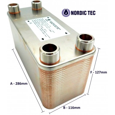 Wymiennik do pompy ciepła 10kW monoblok