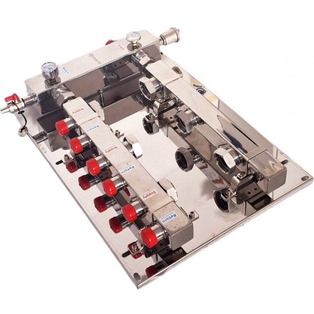 Sprzęgło z rozdzielacze 3 sekcyjnym Nordic Tec PL3