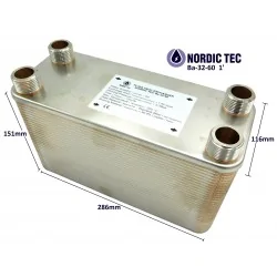 Wärmetauscher Wärmepumpe LG 12 kW Monoblock