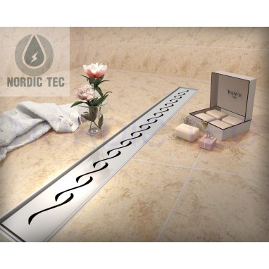 Odpływ pod prysznic ORIENTAL Nordic Tec 60-100 cm