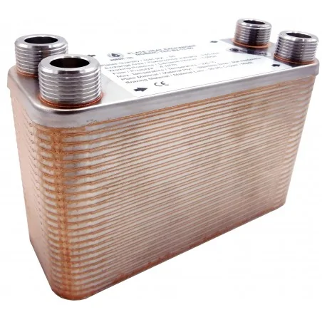 Glikolowy wymiennik ciepła Ba-12-50 3/4" 15-45kW