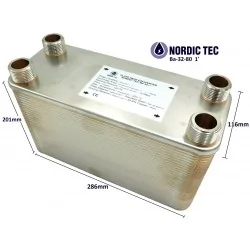 Wymiennik do pompy ciepła monoblok 16 kW Nordic Tec 2