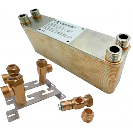 Wymiennik ciepła 60-płytowy 65kW 3/4"