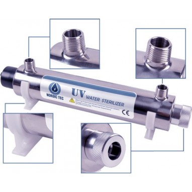 Filtr UV Nordic Tec do wody do domku jednorodzinnego - 55W