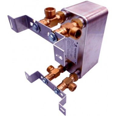 Wymiennik ciepła śrubunki 60 płytowy 1"