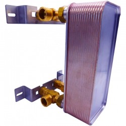 Wymiennik ciepła do kominka 1 cal Ba-16-34 Nordic Tec PL5 2