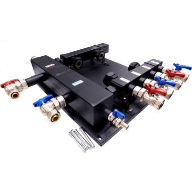 Sprzęgło hydrauliczne CO z kolektorem rozdzielaczem - 3 sekcje + złączki