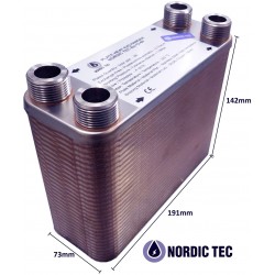 Wymiennik ciepła Ba-12-60 Nordic Tec