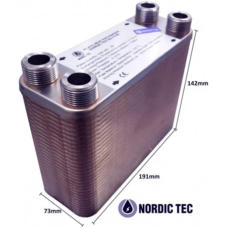 Wymiennik ciepła Ba-12-60 Nordic Tec