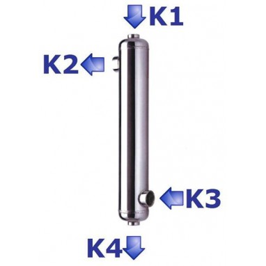 Wymiennik ciepła basenowy ze stali B55 16 kW