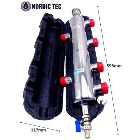 SPRZĘGŁO HYDRAULICZNE Ocieplone 6x 1" Nordic Tec