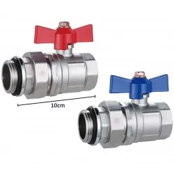 Zawory ze śrubunkami 1 1/4" Nordic Tec 2