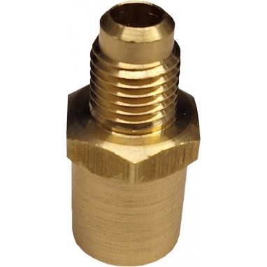 Nypel do wymiennika ciepła do wlutowania: Rurka 5/8" Gwint 1/4" SAE