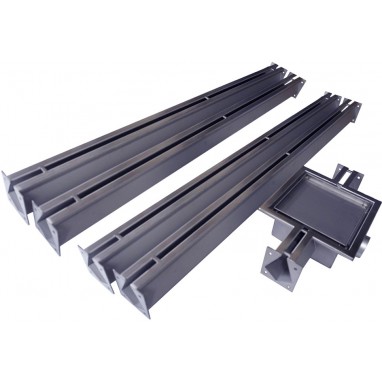 Odpływ liniowy do garażu 5m-4m-3m-2m Dowolna długość | Nordic tec