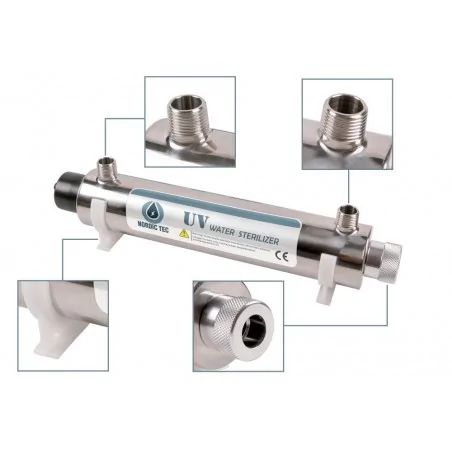 Sterylizator UV NORDIC TEC / PHILIPS UV 25W-PH o mocy 25W