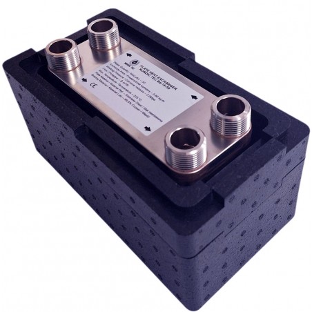 Wymiennik ciepła 50-płytowy izolowany Nordic tec Ba-16-50 kW