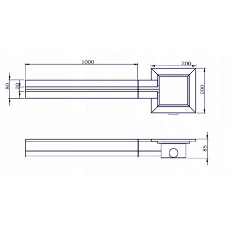 Odpływ liniowy przemysłowy 1 EXIT- 1m-2m-3m | Stal nierdzewna | Wybór wariantu