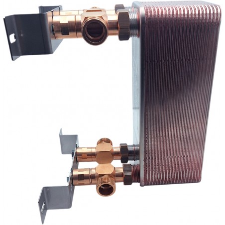 Wymiennik płytowy ze wspornikiem mocującym Nordic Tec Ba-32-40