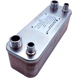 wymiennik płytowy freon woda Nordic Tec Ba-26-34-F do pompy ciepła