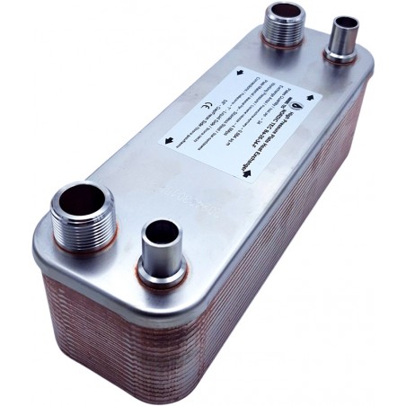 wymiennik płytowy freon woda Nordic Tec Ba-26-34-F do pompy ciepła