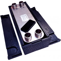 Wymienniki ciepła 2-cale Nordic TEc Ba-95-60 DN50 2