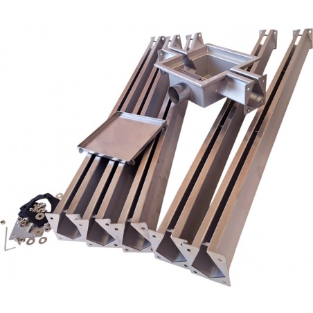 odpływ liniowy do garażu 5m 2 Exits Nordic Tec front