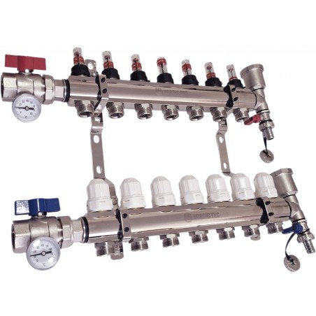 rozdzielacz do podłogówki 7 sekcji Nordic Tec PL