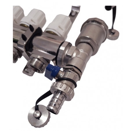 Rozdzielacz podłogówki 7 sekcji Nordic Tec odpowietrznik