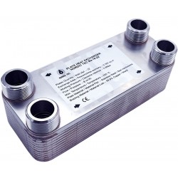 Lutowany płytowy wymiennik ciepła Ba-16-22 30 kW Nordic Tec