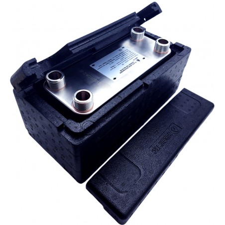 Wymiennik do pomp ciepła z izolacją Nordic Tec Ba-32-50 1 cal PL8