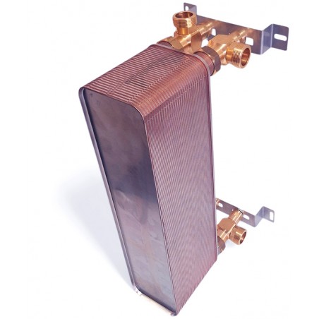 Wymiennik płytowy z uchwytem do montażu na ścianie Nordic Tec Ba-60-50 PL6