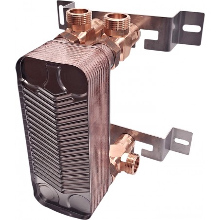 wymiennik ciepła do domu jednorodzinnego Zestaw Nordic Tec Ba-16-24 1 cal PL6