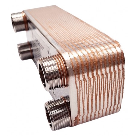 Wymiennik płytowy 26 płyt 1 cal Nordic Tec Ba-16-26