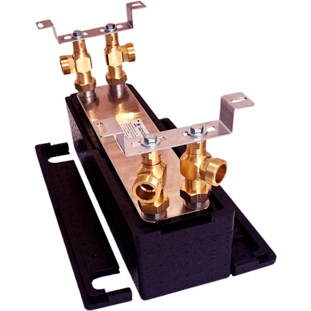 zestaw wymiennika do pompy ciepła z uchwytami i śrubunkami Nordic Tec Ba-60-50 PL6