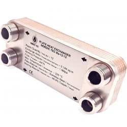 Mały wymiennik ciepła Nordic Tec Ba-12-12 stalowy PL6