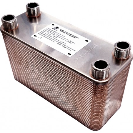 wymiennik ciepła do pompy ciepła Nordic Tec Ba-32-60 PL6 60 kW