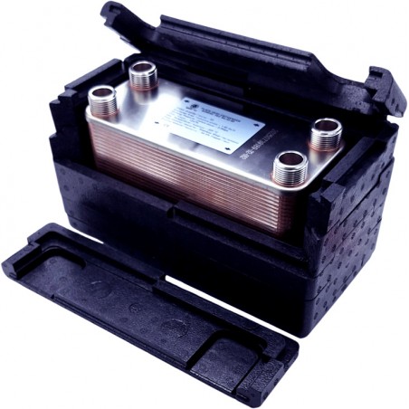 wymiennik ciepła 60 kw z izolacją Nordic tec Ba-32-60 PL6