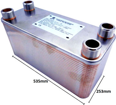 Large Plate Heat Exchanger for bigger heating installations Ba-115-50