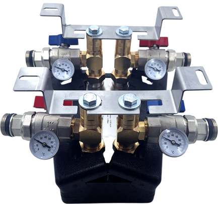 wymiennik ciepła do kominka z płaszczem wodnym 20 kW z izolacją Nordic Tec Ba-16-40 PL40