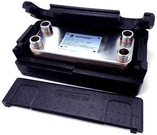 sada Výměník tepla Nordic Tec Ba-32-30 - připojení 1 ", 30 desek s izolaci