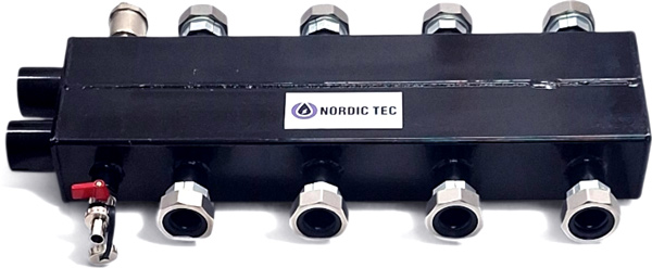 separatore-compensatore idraulico con collettore Nordic Tec 2+2 PL0